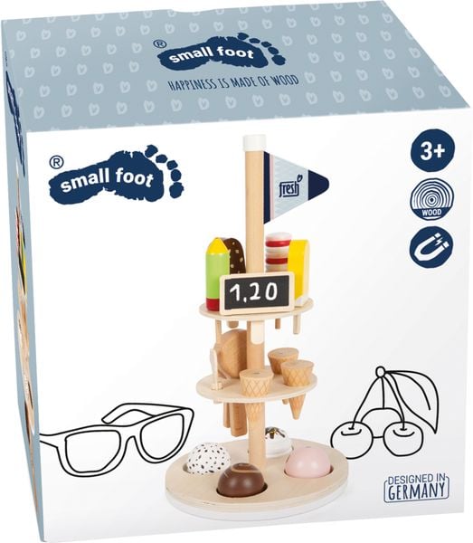 Small foot 12232 - Eisständer fresh, Holz, 15-teilig, Höhe: 38 cm