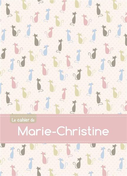Produktbild: Cahier marie christine