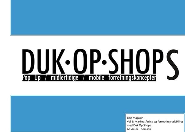 Produktbild: Duk Op Shops vol 3.1