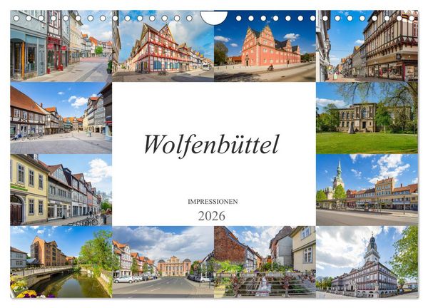 Wolfenbüttel Impressionen (Wandkalender 2026 DIN A4 quer), CALVENDO Monatskalender