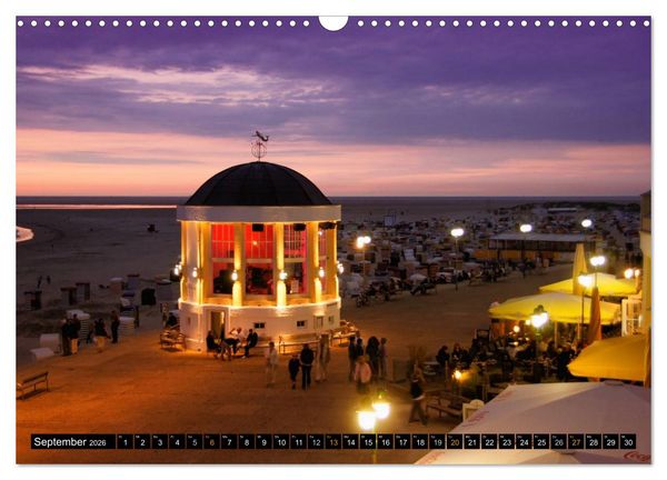 Produktbild: Borkum (Wandkalender 2026 DIN A3 quer), CALVENDO Monatskalender