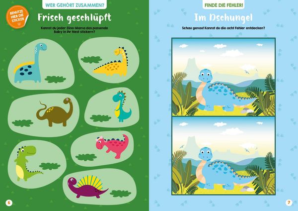 Produktbild: Mein bunter XXL-Ferienspa&szlig;: Dinos und Ritter &ndash; 3 Kreativb&uuml;cher im Bundle