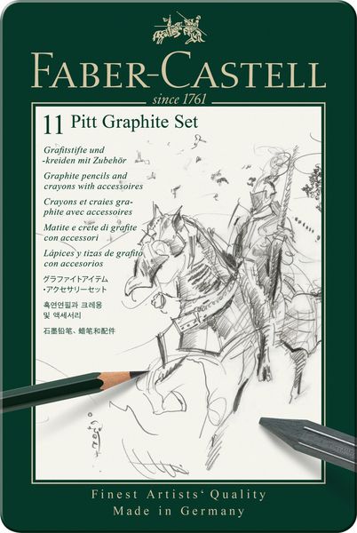 Produktbild: Faber-Castell Set Pitt Graphite kleines Set 11er Metalletui