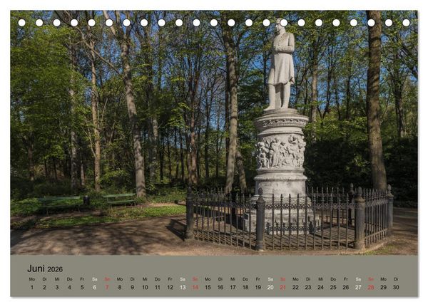 Produktbild: Gro&szlig;er Tiergarten Berlin - Von Dichtern und Komponisten (Tischkalender 2026 DIN A5 quer), CALVENDO Monatskalender