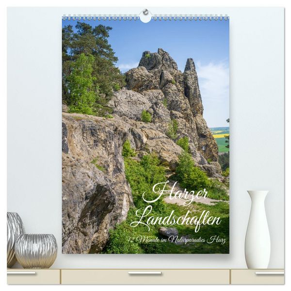 Harzer Landschaften - 12 Monate im Naturparadies Harz (hochwertiger Premium Wandkalender 2026 DIN A2 hoch), Kunstdruck in Hochglanz