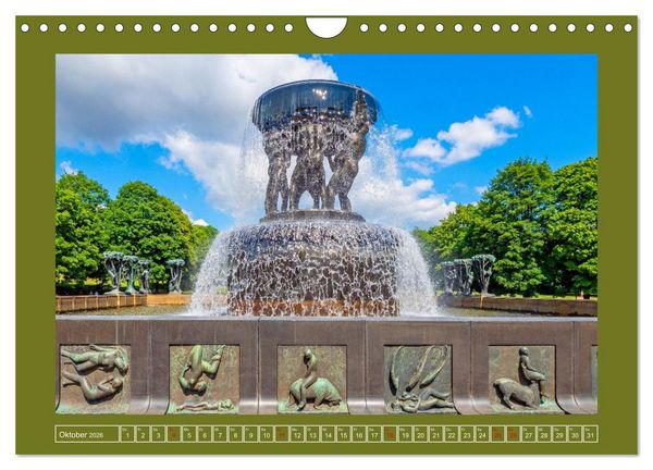 Produktbild: Oslo - Stadt am Fjord (Wandkalender 2026 DIN A4 quer), CALVENDO Monatskalender