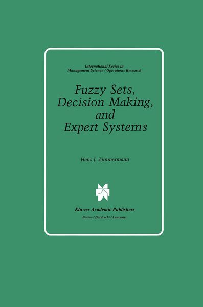 Produktbild: Fuzzy Sets, Decision Making, and Expert Systems