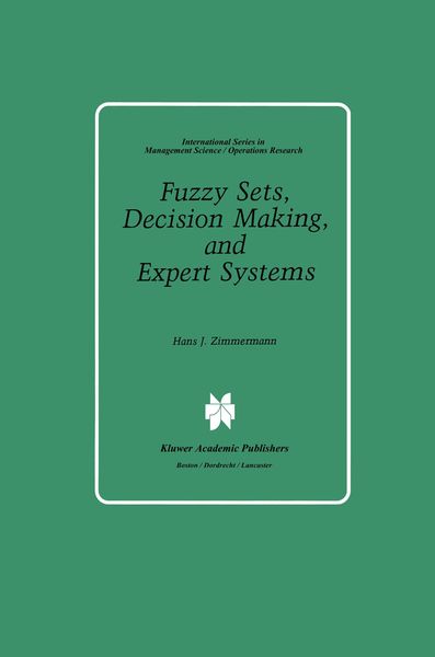Produktbild: Fuzzy Sets, Decision Making, and Expert Systems