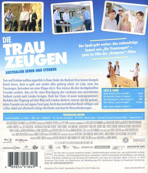 Produktbild: Die Trauzeugen - Australien sehen und sterben
