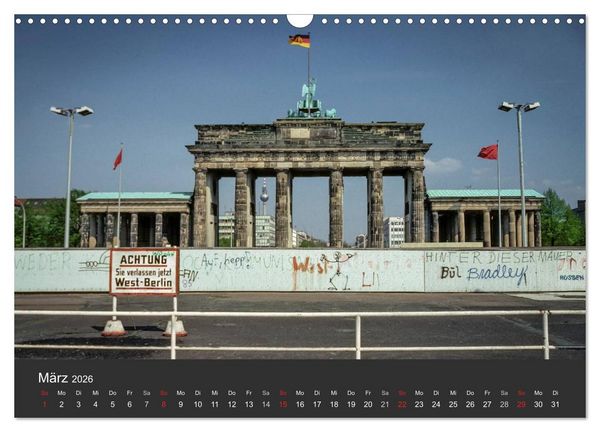 Produktbild: Berlin - der Fall der Mauer (Wandkalender 2026 DIN A3 quer), CALVENDO Monatskalender
