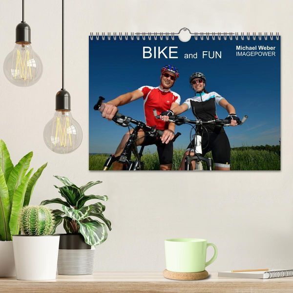 Produktbild: BIKE and FUN (Wandkalender 2026 DIN A4 quer), CALVENDO Monatskalender
