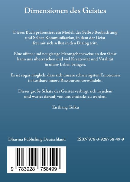 Produktbild: Dimensionen des Geistes