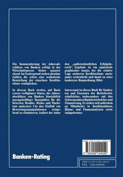 Produktbild: Banken-Rating