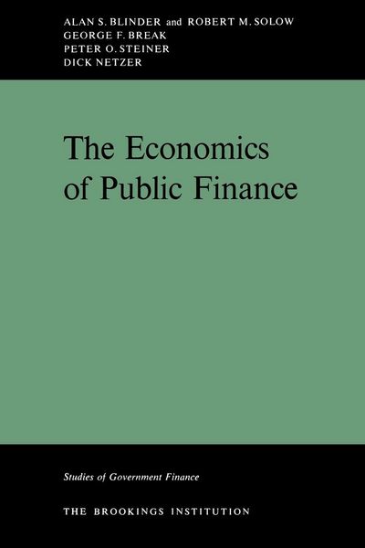 Produktbild: Economics Of Public Finance