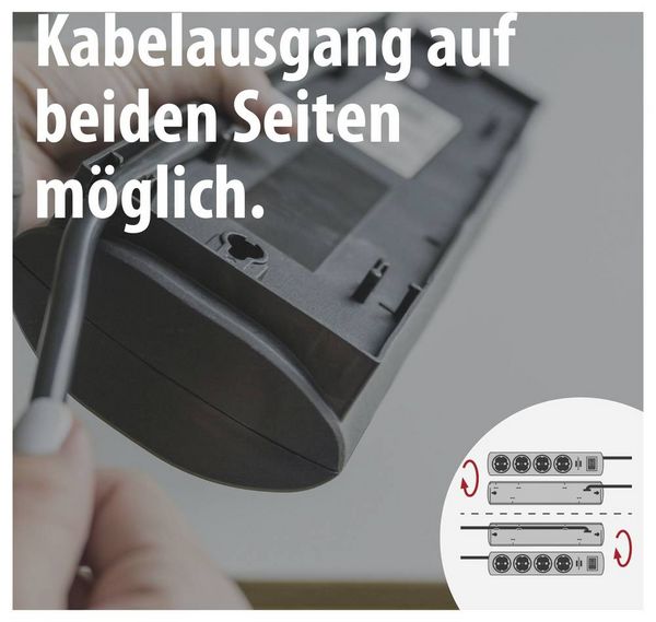 Produktbild: Brennenstuhl 1153300120 Steckdosenleiste mit Schalter 10fach Schwarz Schutzkontakt 1 St.
