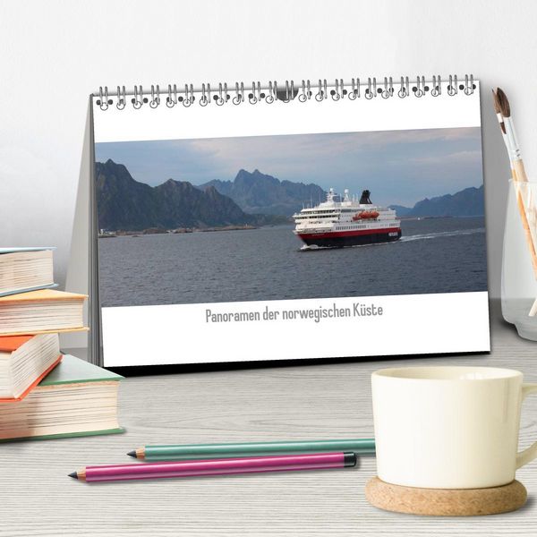 Produktbild: Panoramen der norwegischen K&uuml;ste (Tischkalender 2026 DIN A5 quer), CALVENDO Monatskalender