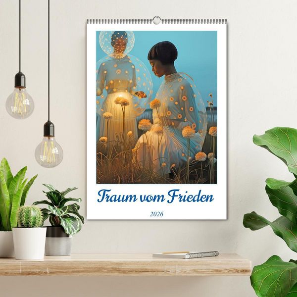 Produktbild: Traum vom Frieden (Wandkalender 2026 DIN A2 hoch), CALVENDO Monatskalender