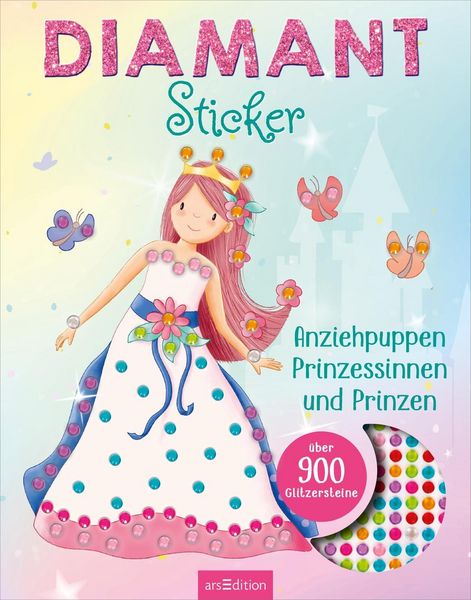 Produktbild: Diamantsticker Anziehpuppen &ndash; Prinzessinnen und Prinzen