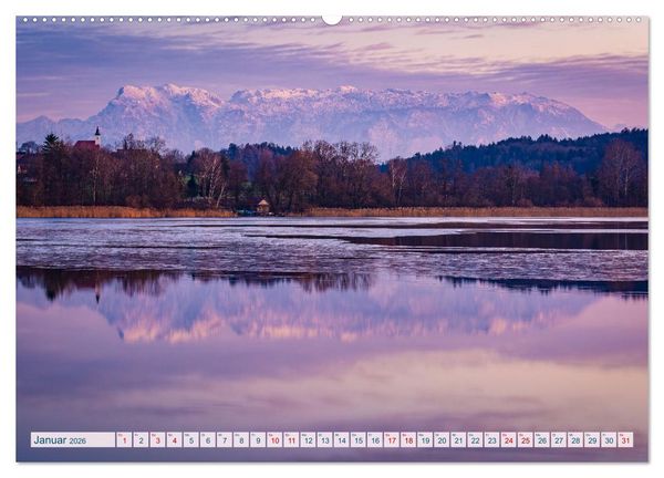 Produktbild: Malerische Alpen - Fesselnde Landschaften (hochwertiger Premium Wandkalender 2026 DIN A2 quer), Kunstdruck in Hochglanz