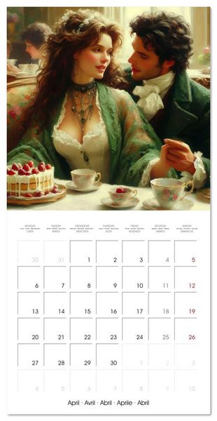 Produktbild: Teatime for two (Wall Calendar 2026 12 &times; 12 Inch) CALVENDO 12 Month Wall Calendar