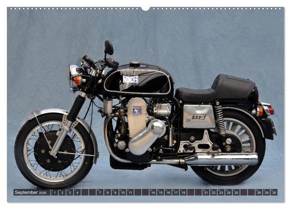 Produktbild: Deutsche Motorrad - Legenden - Rollende Kunstwerke aus alten Zeiten (Wandkalender 2026 DIN A2 quer), CALVENDO Monatskalender