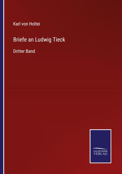 Produktbild: Briefe an Ludwig Tieck