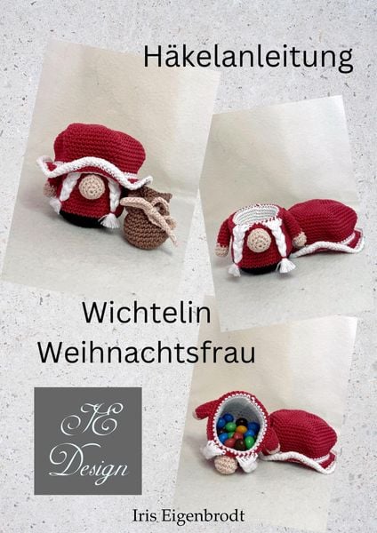 Produktbild: H&auml;kelanleitung Wichtelin Weihnachtsfrau