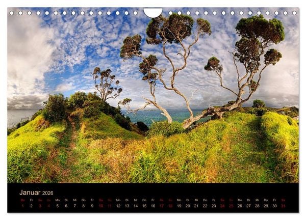 Produktbild: S&uuml;dseetraum Neuseeland (Wandkalender 2026 DIN A4 quer), CALVENDO Monatskalender