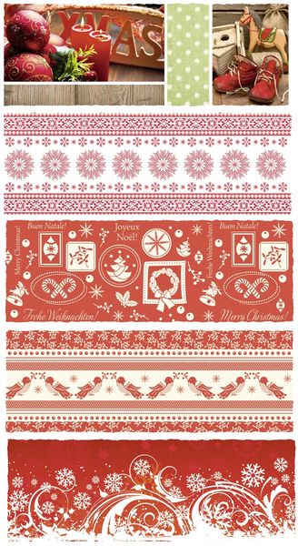 Produktbild: URSUS Basispapiere Transparentpapier Cosy Season, 10 x 27 cm, 100 Blatt