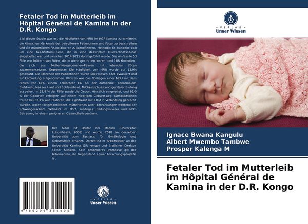 Produktbild: Fetaler Tod im Mutterleib im H&ocirc;pital G&eacute;n&eacute;ral de Kamina in der D.R. Kongo