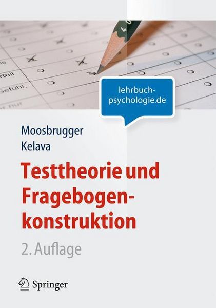 Produktbild: Testtheorie und Fragebogenkonstruktion