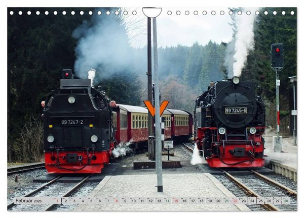 Produktbild: Unter Dampf durch den Harz (Wandkalender 2026 DIN A4 quer), CALVENDO Monatskalender