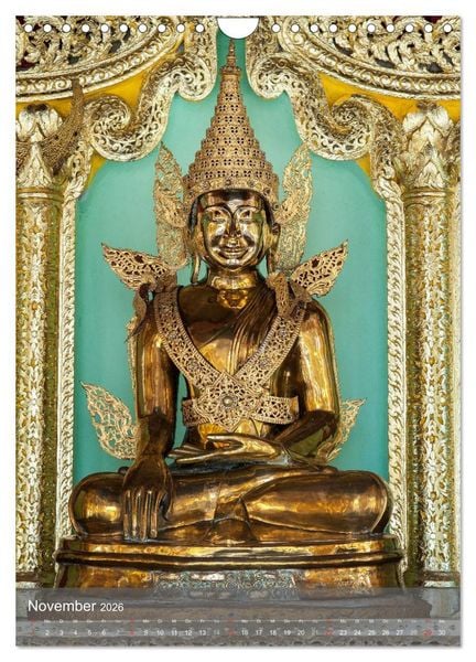 Produktbild: Buddha - Harmonie und Gelassenheit (Wandkalender 2026 DIN A4 hoch), CALVENDO Monatskalender