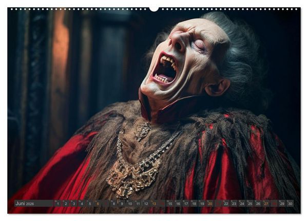Produktbild: Vampire - Kreaturen der Nacht (Wandkalender 2026 DIN A2 quer), CALVENDO Monatskalender
