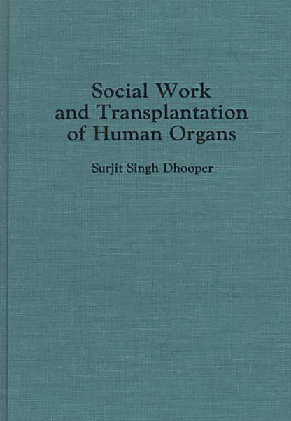 Produktbild: Social Work and Transplantation of Human Organs
