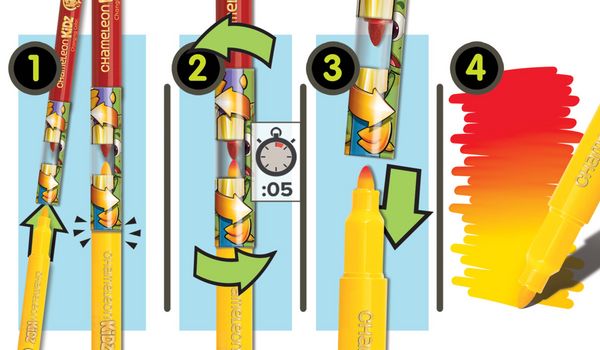 Produktbild: Marker Blendy Pens Blend & Spray Creativity Kids 12 St&uuml;ck