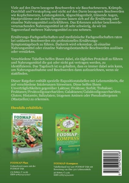 Produktbild: Ernährungs-Symptom-Tagebuch für 2 Monate