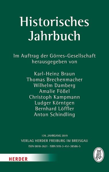 Produktbild: Historisches Jahrbuch