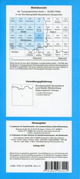 Produktbild: Bad Waldsee 1 : 50 000