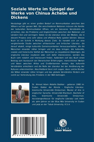 Produktbild: Soziale Werte im Spiegel der Werke von Chinua Achebe und Dickens