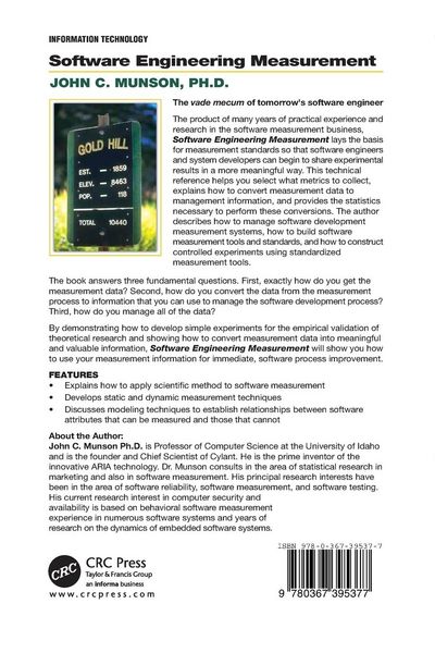 Produktbild: Software Engineering Measurement