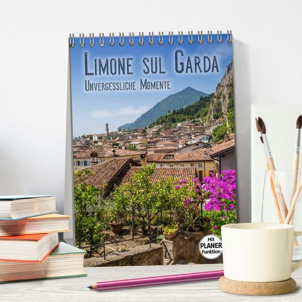 Produktbild: LIMONE SUL GARDA Unvergessliche Momente (Tischkalender 2026 DIN A5 hoch), CALVENDO Monatskalender