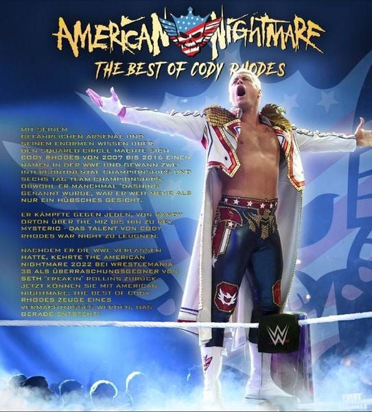 Produktbild: WWE: AMERICAN NIGHTMARE - THE BEST OF CODY RHODES [2 DVDs]