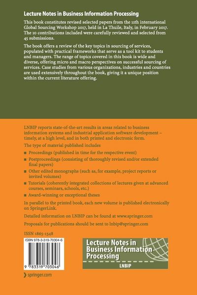 Produktbild: Global Sourcing of Digital Services: Micro and Macro Perspectives