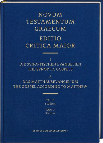 Produktbild: ECM I.1/3 Matth&auml;usevangelium. Studien