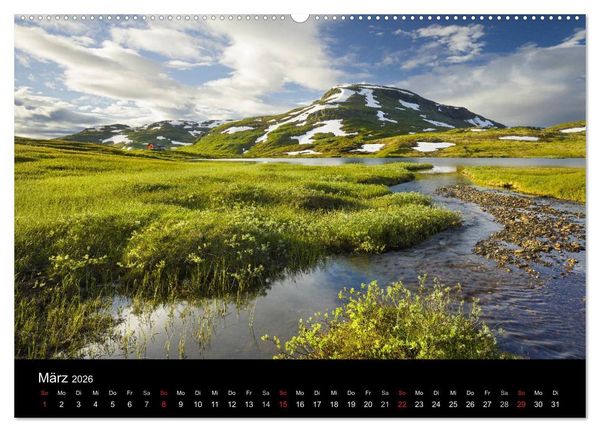 Produktbild: Traumziel Norwegen 2026 (Wandkalender 2026 DIN A2 quer), CALVENDO Monatskalender
