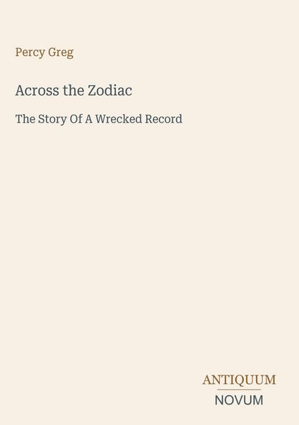 Produktbild: Across the Zodiac