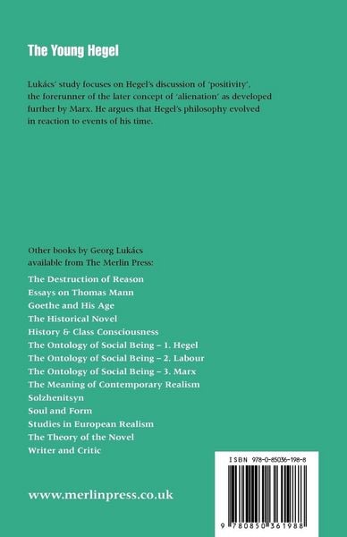 Produktbild: The Young Hegel