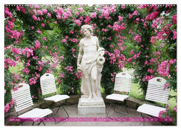 Produktbild: Romantische Rosentr&auml;ume (hochwertiger Premium Wandkalender 2026 DIN A2 quer), Kunstdruck in Hochglanz