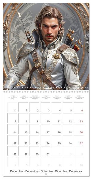 Produktbild: Zodiac Men (Wall Calendar 2026 12 &times; 12 Inch) CALVENDO 12 Month Wall Calendar